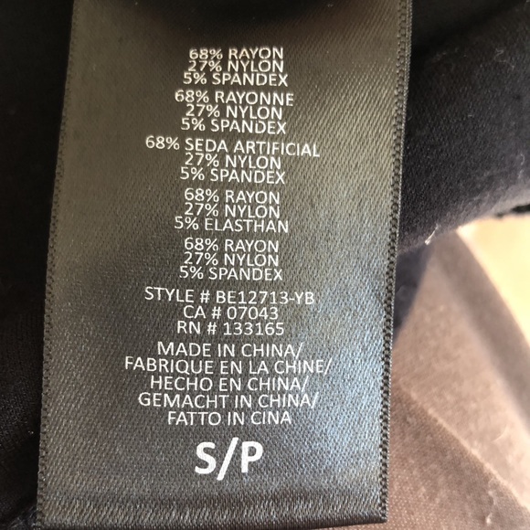 Anthropologie scallop trim black boxy crop top. - Picture 8 of 8